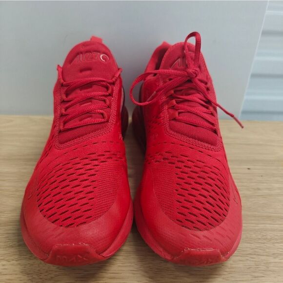 Nike Air Max 270 Triple Red Men's Running Shoes Size 10.5 - Picture 3 of 7